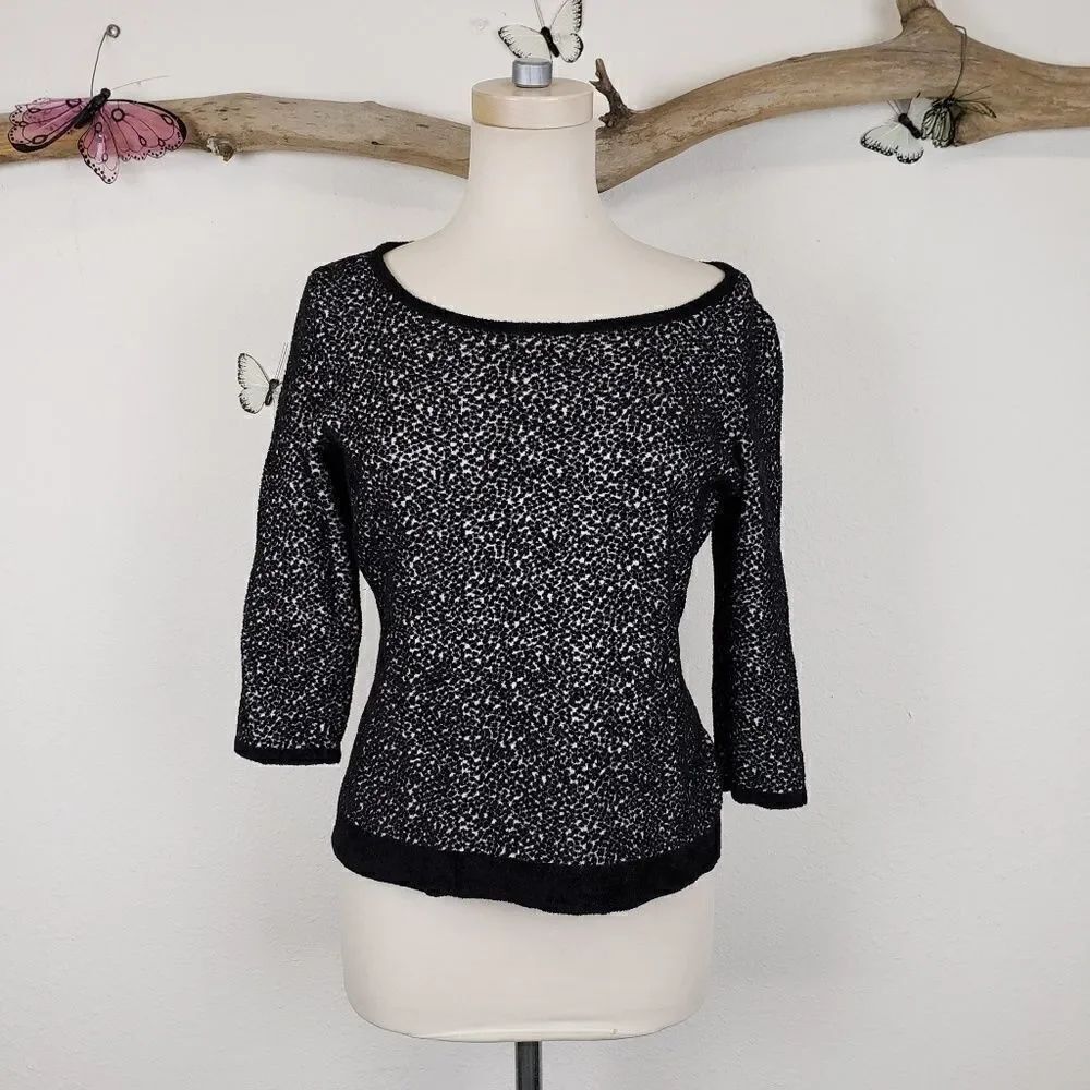 Anthropologie moth fitted sweater
